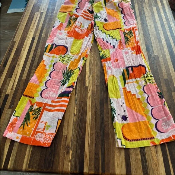 SOLD Haute Hippie wide leg Palazzo beach pants Sz S - Picture 3 of 6